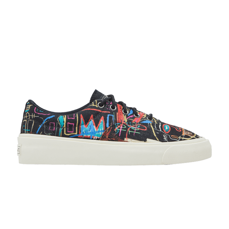 Jean-Michel Basquiat x Converse Skid Grip 'Kings of Egypt II' — Black/Multi/Egret
