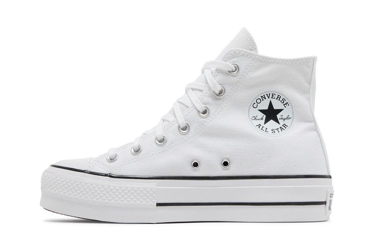 Converse Chuck Taylor All Star Platform High 'White' — White/Black/White
