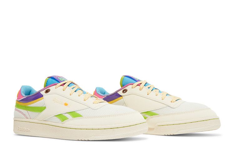 Jelly Belly x Reebok Club C Revenge 'Flavor Mix' — Cream White/Sonic Green/Radiant Aqua