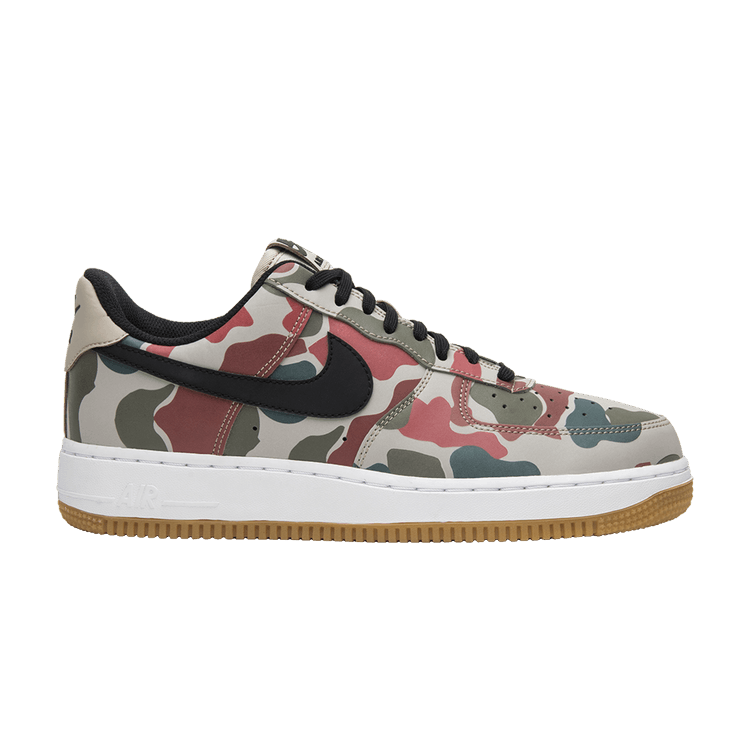 Nike Air Force 1 Low '07 LV8 'Reflective Camo' — String/Black-White-Gum Light Brown