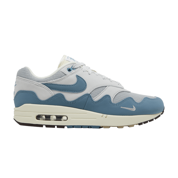 Patta x Nike Air Max 1 'Noise Aqua' — Metallic Silver/Noise Aqua/Pure Platinum