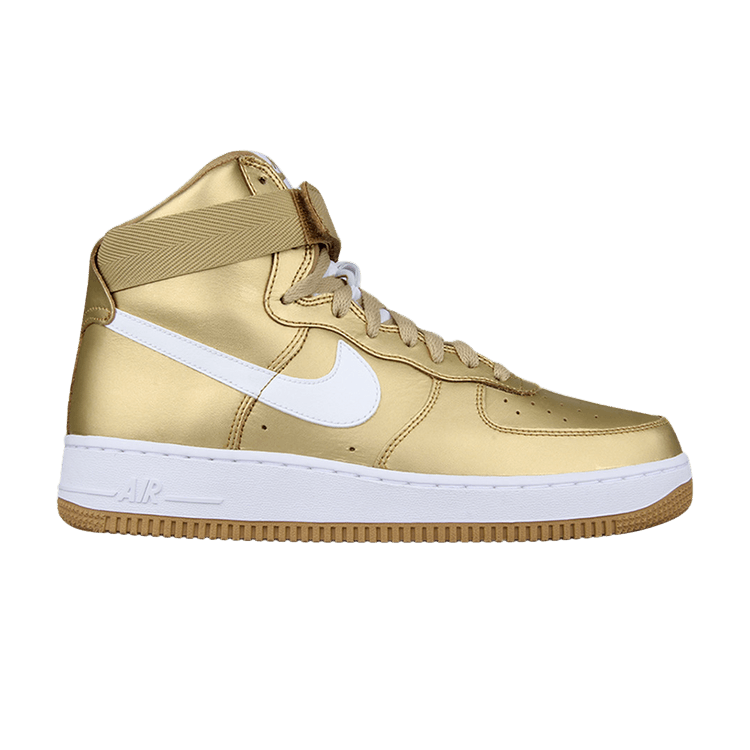 NikeLab Air Force 1 High 'Metallic Gold' — Metallic Gold/White