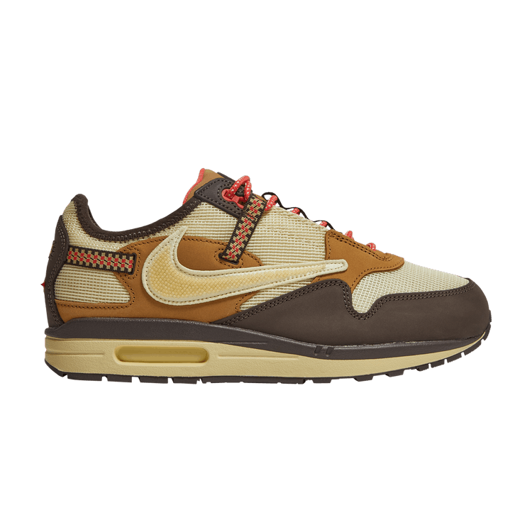 Travis Scott x Nike Air Max 1 'Baroque Brown' — Baroque Brown/Lemon Drop/Wheat/Chile Red