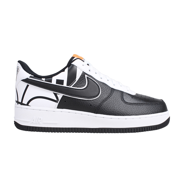 Nike Air Force 1 '07 LV8 'Force Logo' — Black/Black-White