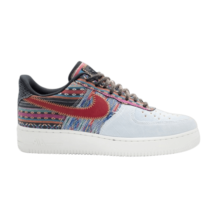 Nike Air Force 1 Low '07 LV8 'Multi-Print' — Light Armory Blue/Gym Red-Summit White