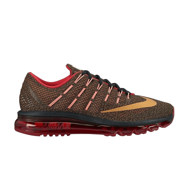 Nike Wmns Air Max 2016 RCR — Black/Vivid Orange-Atomic Pink-Metallic Gold