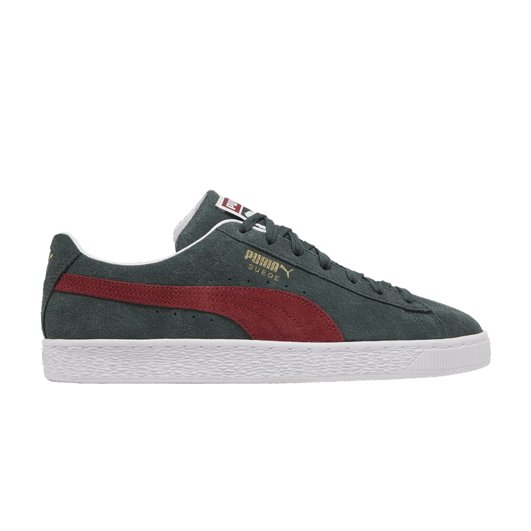 Puma Suede Classic 21 'Green Gables Intense Red' — Green Gables/Intense Red/White