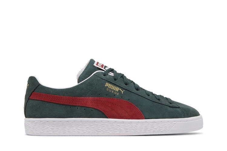 Puma Suede Classic 21 'Green Gables Intense Red' — Green Gables/Intense Red/White