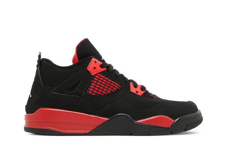 Air Jordan 4 Retro PS 'Red Thunder' — Black/Multi-Color/Multi-Color/Crimson