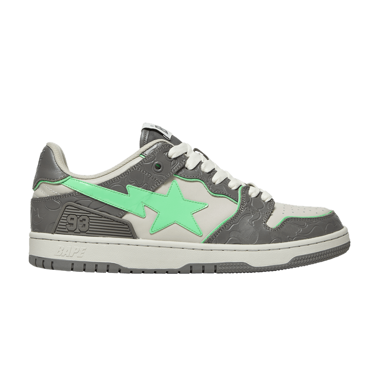 BAPE Sk8 Sta 'Grey Green' — Grey/Green