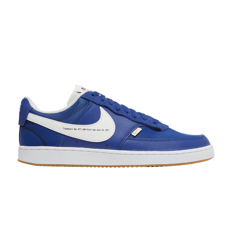 Nike Court Vision Low Premium 'First Use - Deep Royal Blue' — Deep Royal Blue/Sail/White/Summit White