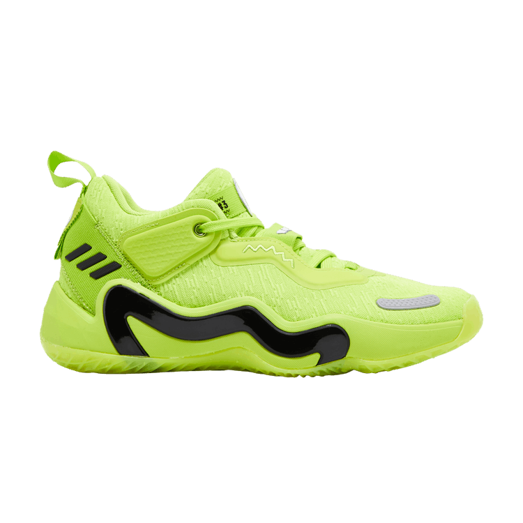 Monsters Inc. x adidas D.O.N. Issue #3 Big Kid 'Mike Wazowski' — Semi Solar Slime/Core Black/Semi Solar Slime