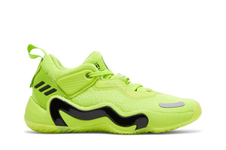 Monsters Inc. x adidas D.O.N. Issue #3 Big Kid 'Mike Wazowski' — Semi Solar Slime/Core Black/Semi Solar Slime
