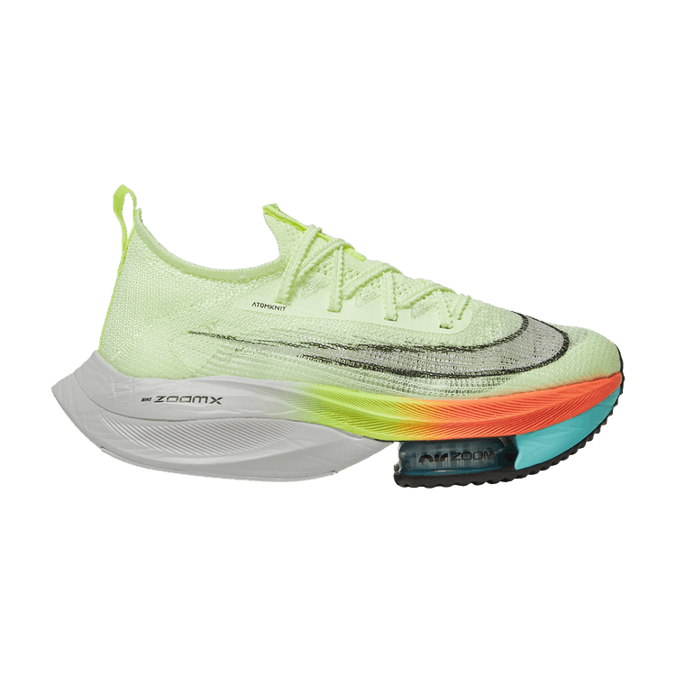 Nike Wmns Air Zoom Alphafly NEXT% 'Fast Pack' — Barely Volt/Hyper Orange/Dynamic Turquoise/Black