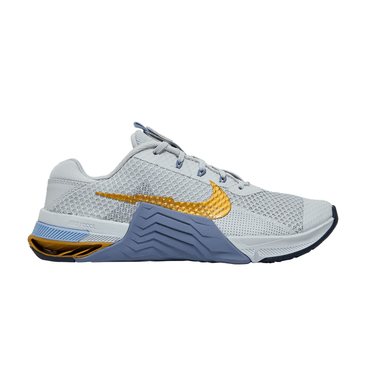 Nike Wmns Metcon 7 'Pure Platinum Metallic Gold Coin' — Pure Platinum/Ashen Slate/Aluminum/Metallic Gold Coin