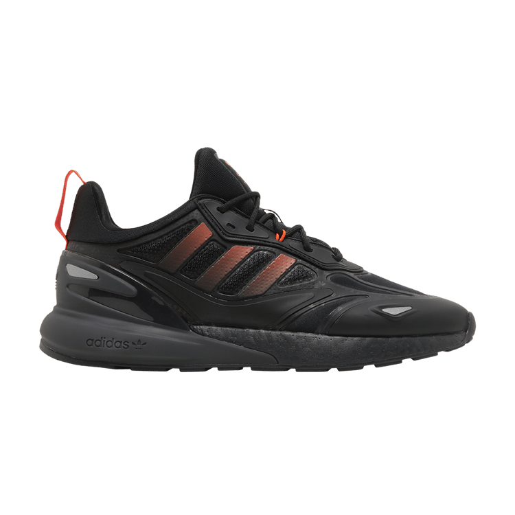 adidas ZX 2K Boost 2.0 'Black Solar Red' — Core Black/Solar Red/Carbon