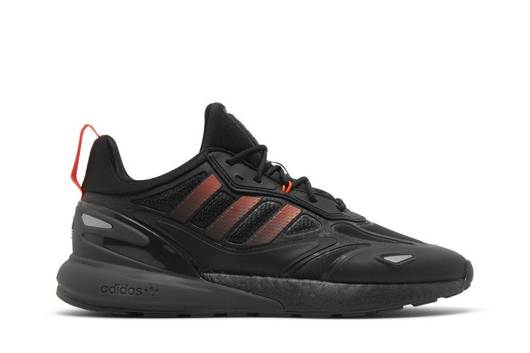 adidas ZX 2K Boost 2.0 'Black Solar Red' — Core Black/Solar Red/Carbon