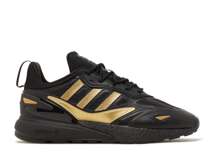 adidas ZX 2K Boost 2.0 'Black Gold Metallic' — Core Black/Core Black/Gold Metallic