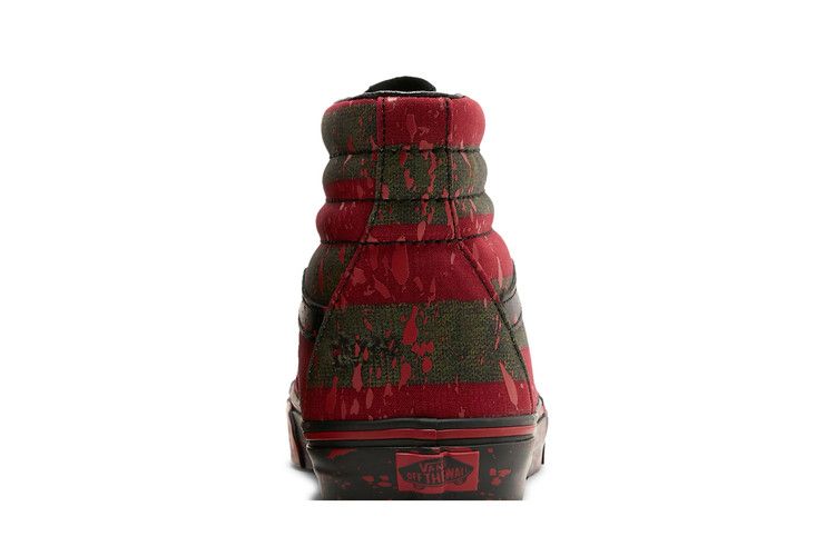 House of Terror x Vans Sk8-Hi 'The Nightmare on Elm Street' — Red/Black