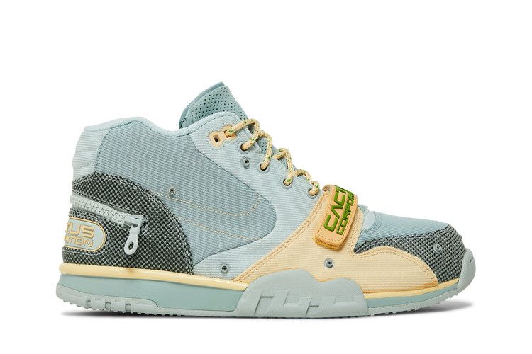 Travis Scott x Nike Air Trainer 1 SP — Grey Haze/Olive Aura/Canvas/Dusty Sage (2)