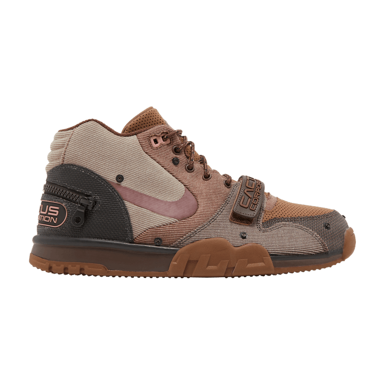 Travis Scott x Nike Air Trainer 1 SP 'Chocolate' — Light Chocolate/Rust Pink/Archaeo Brown