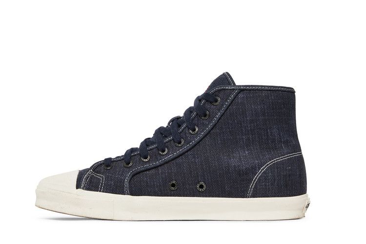Nigel Cabourn x Vans OG Style 24 LX High 'Denim' — Black Navy