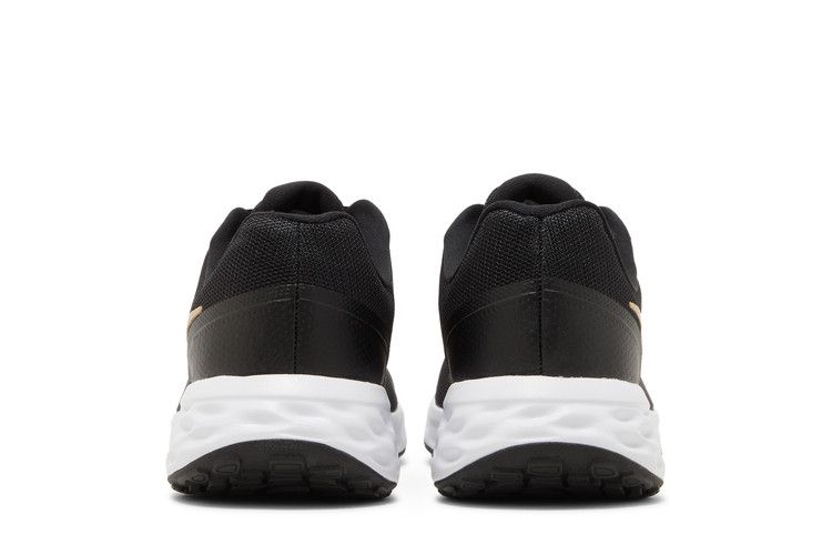Nike Revolution 6 'Black Metallic Gold' — Black/White/Metallic Gold