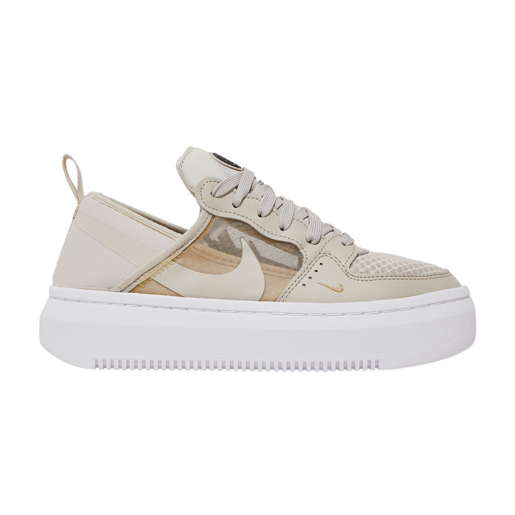 Nike Wmns Court Vision Alta TXT 'Cream' — Cream Ii/Saturn Gold/White/Cream Ii