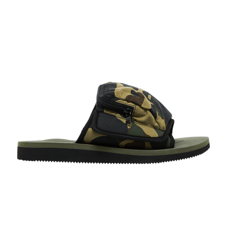 Suicoke x BAPE Camo Dao Sandal 'Green' — Green