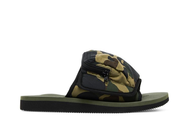 Suicoke x BAPE Camo Dao Sandal 'Green' — Green