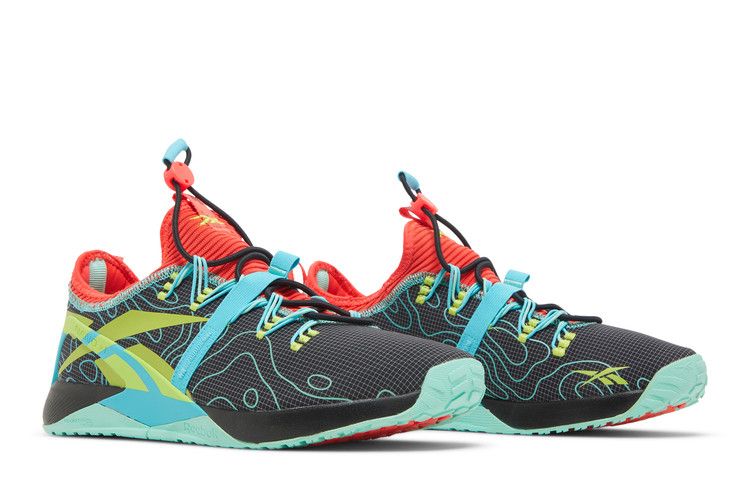 Reebok Rich Froning x Nano X1 'Into the Storm - Multi' — Core Black/Neon Cherry/Acid Yellow