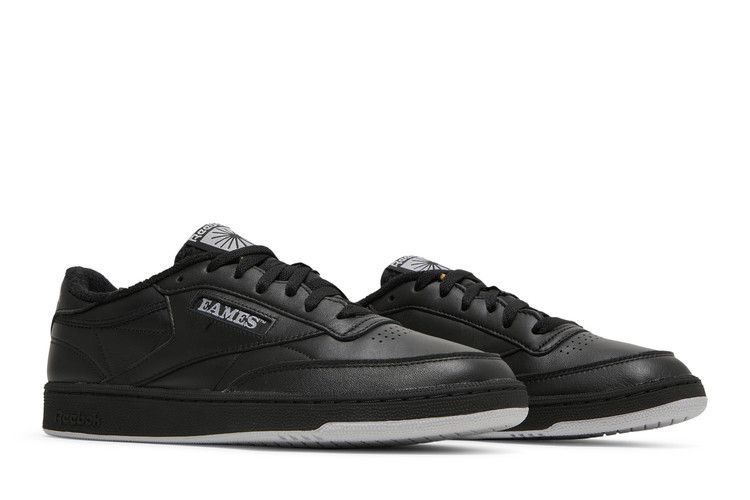 Eames Office x Reebok Club C 85 'Monotone Pack - Black' — Core Black/Core Black/Cold Grey 2