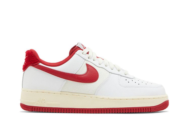 Nike Air Force 1 '07 LV8 'Letterman's Jacket' — White/Gym Red/Sail/White (2)