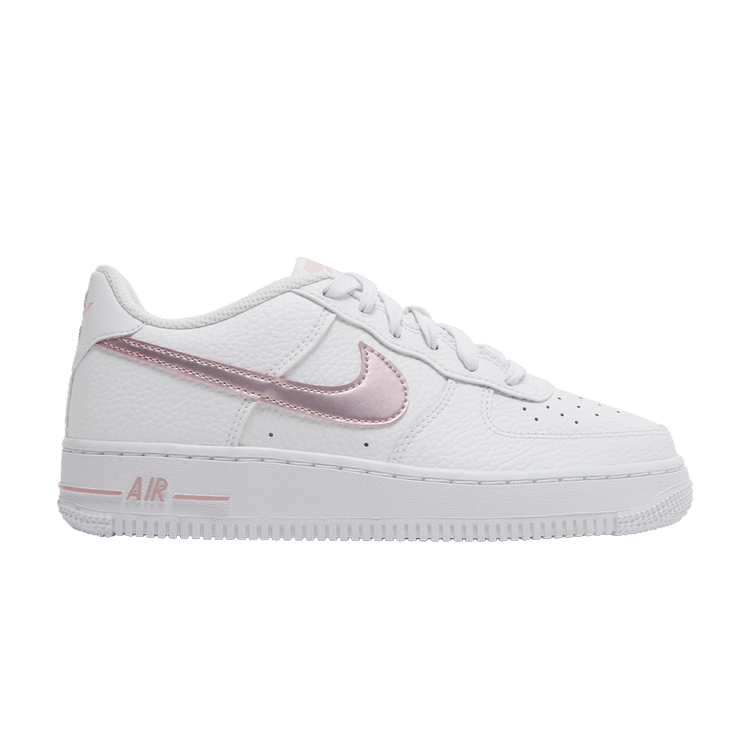 Nike Air Force 1 GS 'White Pink Glaze' — White/Pink Glaze