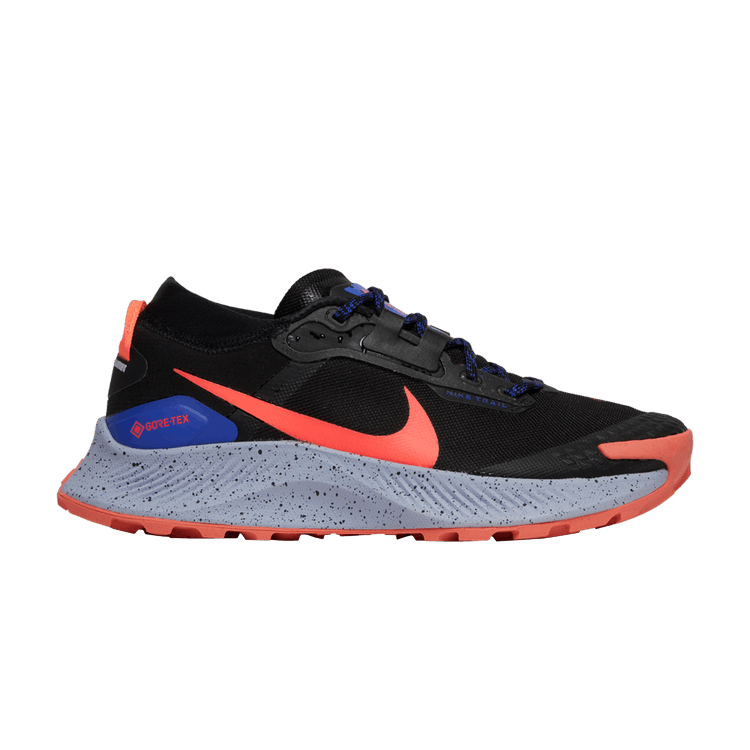 Nike Wmns Pegasus Trail 3 GTX 'Black Flash Crimson' — Black/Lapis/Bright Mango/Flash Crimson