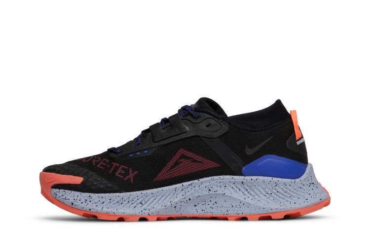 Nike Wmns Pegasus Trail 3 GTX 'Black Flash Crimson' — Black/Lapis/Bright Mango/Flash Crimson