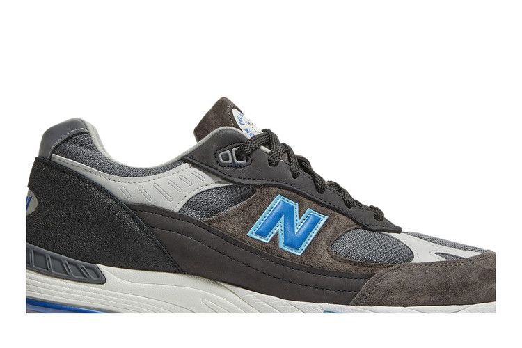Run The Boroughs x New Balance 991 Made in England 'London Marathon' — Grey/Black/Blue