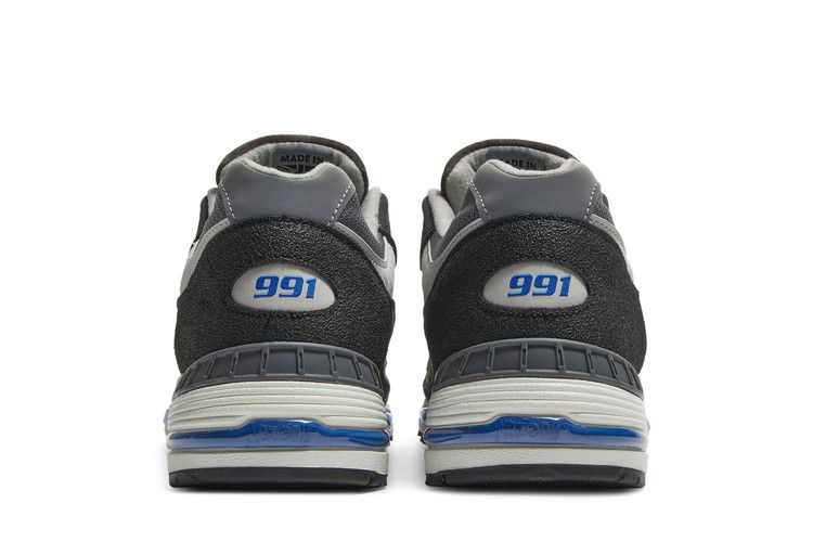 Run The Boroughs x New Balance 991 Made in England 'London Marathon' — Grey/Black/Blue