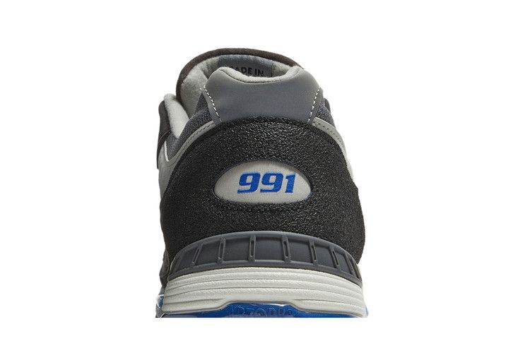 Run The Boroughs x New Balance 991 Made in England 'London Marathon' — Grey/Black/Blue