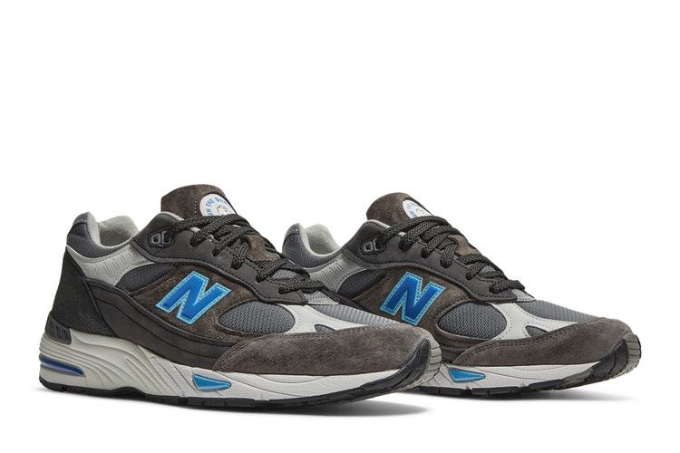 Run The Boroughs x New Balance 991 Made in England 'London Marathon' — Grey/Black/Blue