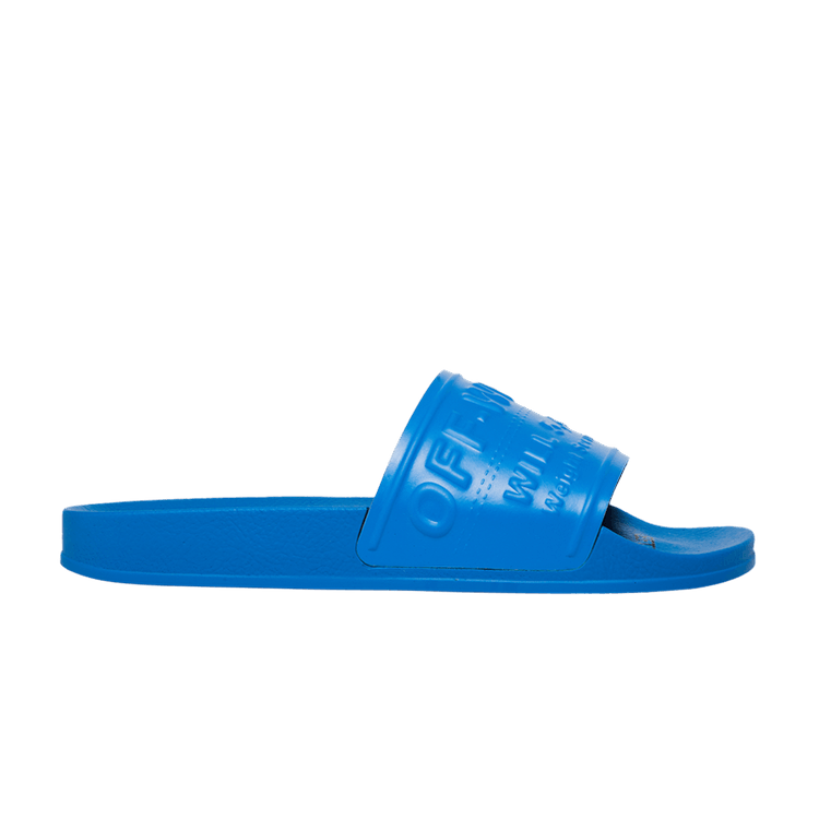 Off-White Wmns Pool Sliders 'Blue' — Blue