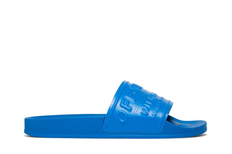 Off-White Wmns Pool Sliders 'Blue' — Blue