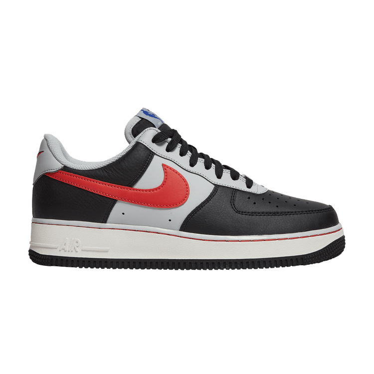 NBA x Nike Air Force 1 '07 LV8 '75th Anniversary - Trail Blazers' — Black/Grey Fog/Sail/Chile Red