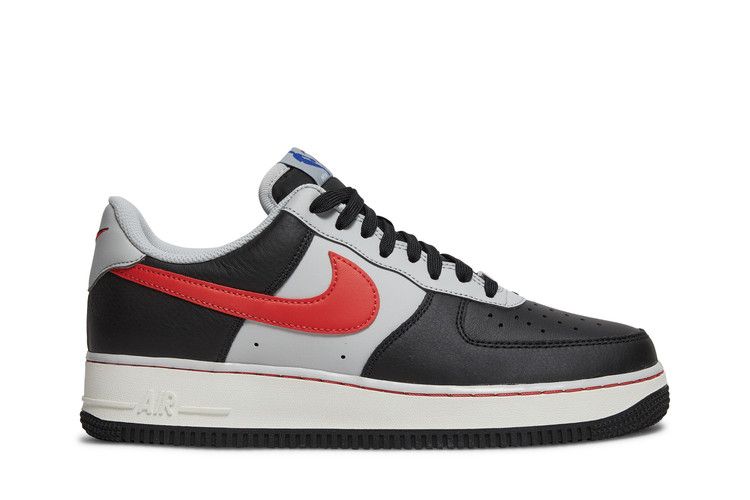 NBA x Nike Air Force 1 '07 LV8 '75th Anniversary - Trail Blazers' — Black/Grey Fog/Sail/Chile Red (2)