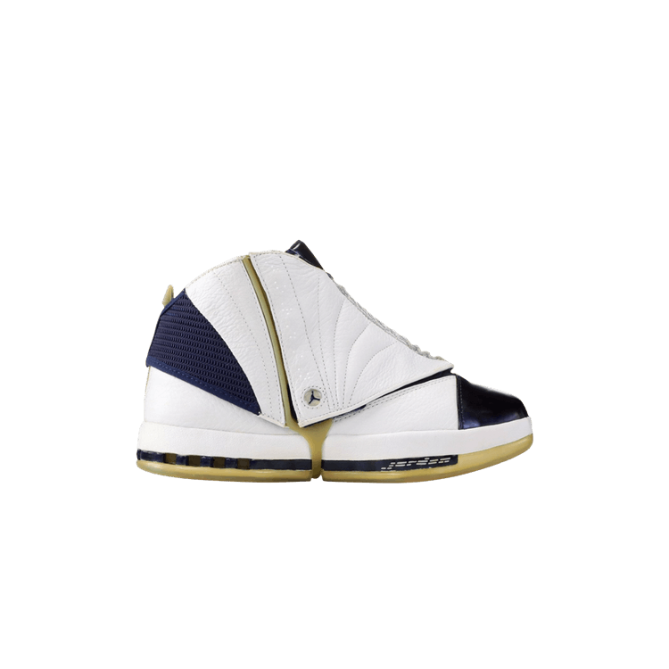 Air Jordan 16 OG TD 'Midnight Navy' 2001 — White/Midnight Navy
