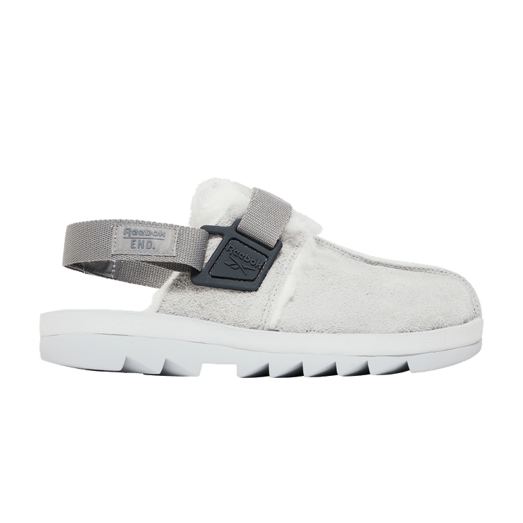 END. x Reebok Beatnik Sandal 'Reported Sightings - Abominable Snowman' — Grey/White