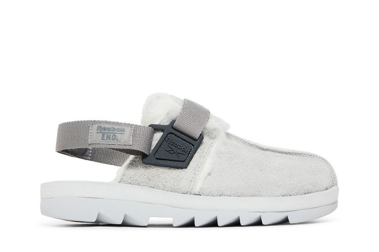 END. x Reebok Beatnik Sandal 'Reported Sightings - Abominable Snowman' — Grey/White