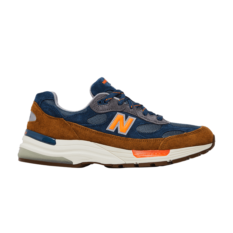 J.Crew x New Balance 992 Made in USA 'New York' — Blue/Orange