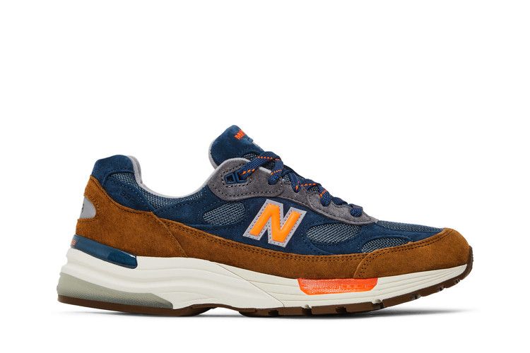J.Crew x New Balance 992 Made in USA 'New York' — Blue/Orange