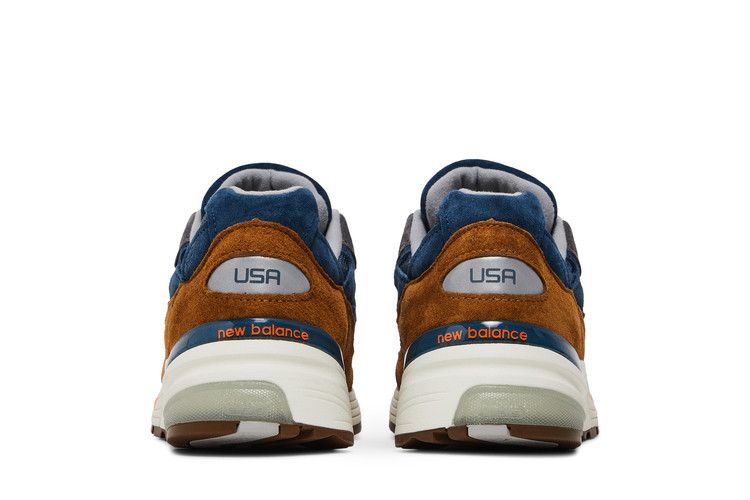 J.Crew x New Balance 992 Made in USA 'New York' — Blue/Orange